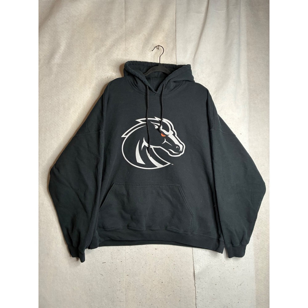 Gildan Boise State Broncos Hoodie Mens 3XL Black Heavy Blend Sweatshirt NCAA